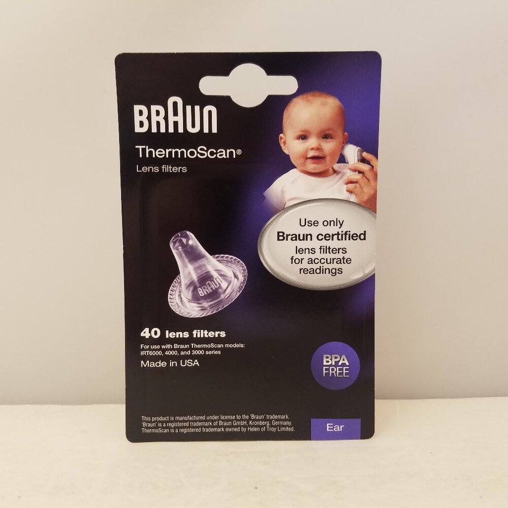 Braun Thermoscan Lens Filters | 40 Filters | LF20 LF40US01 LF40BBUS